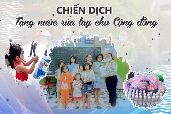 Chiến dịch tặng nước rửa tay