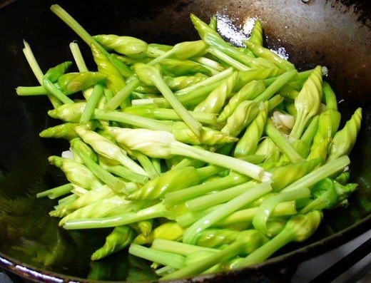Chomchan xào dầu hào