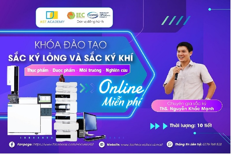 học viện đào tạo khoa học lý thuyết sắc ký online
