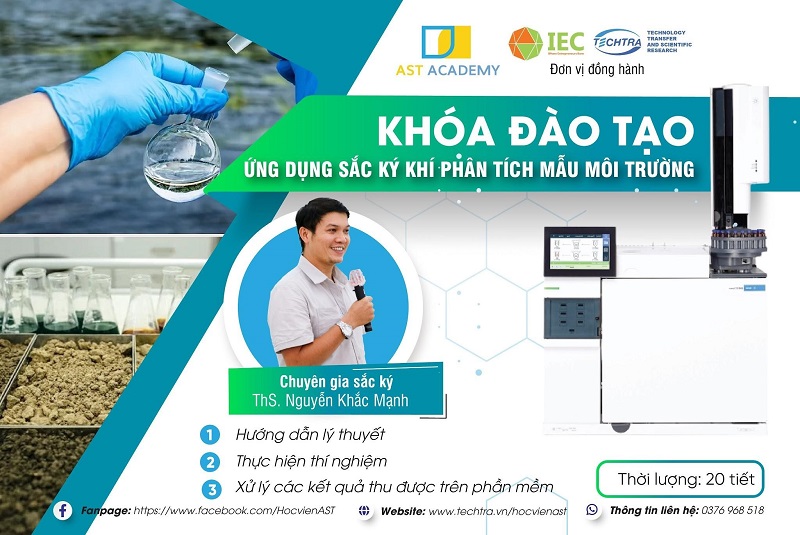 học viện đào tạo khoa học phân tích sắc ký trên nền mẫu môi tường