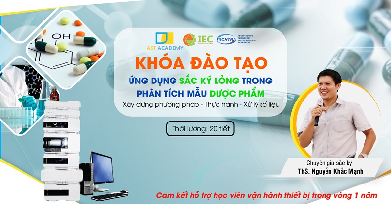 học viện đào tạo khoa học ứng dụng sắc ký lỏng trong phân tishc mẫu dược phẩm